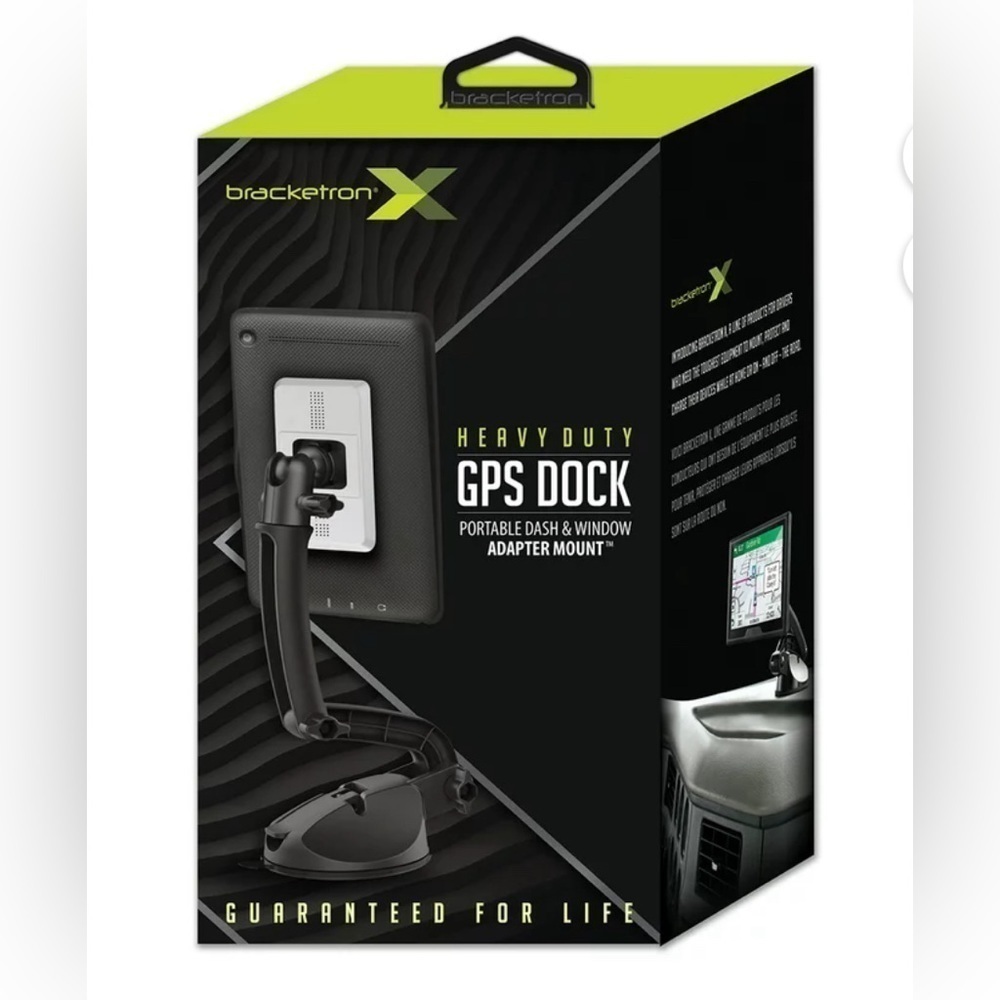 BRACKETON HEAVY DUTY SUCTION CUP WINSHIELD DASHBOARD TABLET & GPS MOUNT DOCK